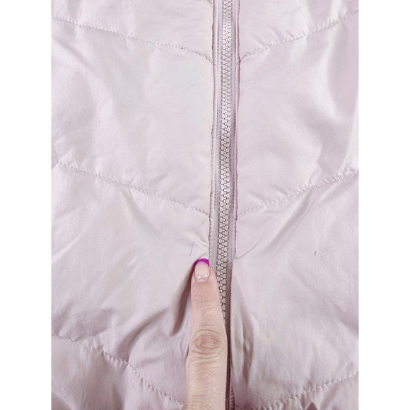 Columbia Full-Zip Puffer Coat Jacket Light Pink Women's Size M No Hood - Picture 5 of 8
